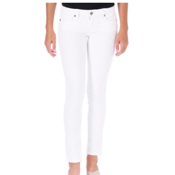 Paige Skinny White Jeans - Picture 1 of 7